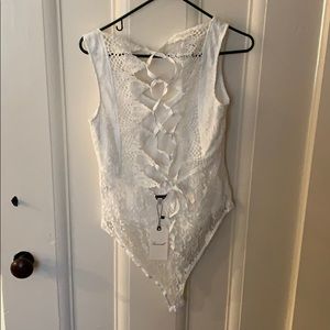 Forever 21 Lacey unitard onesie